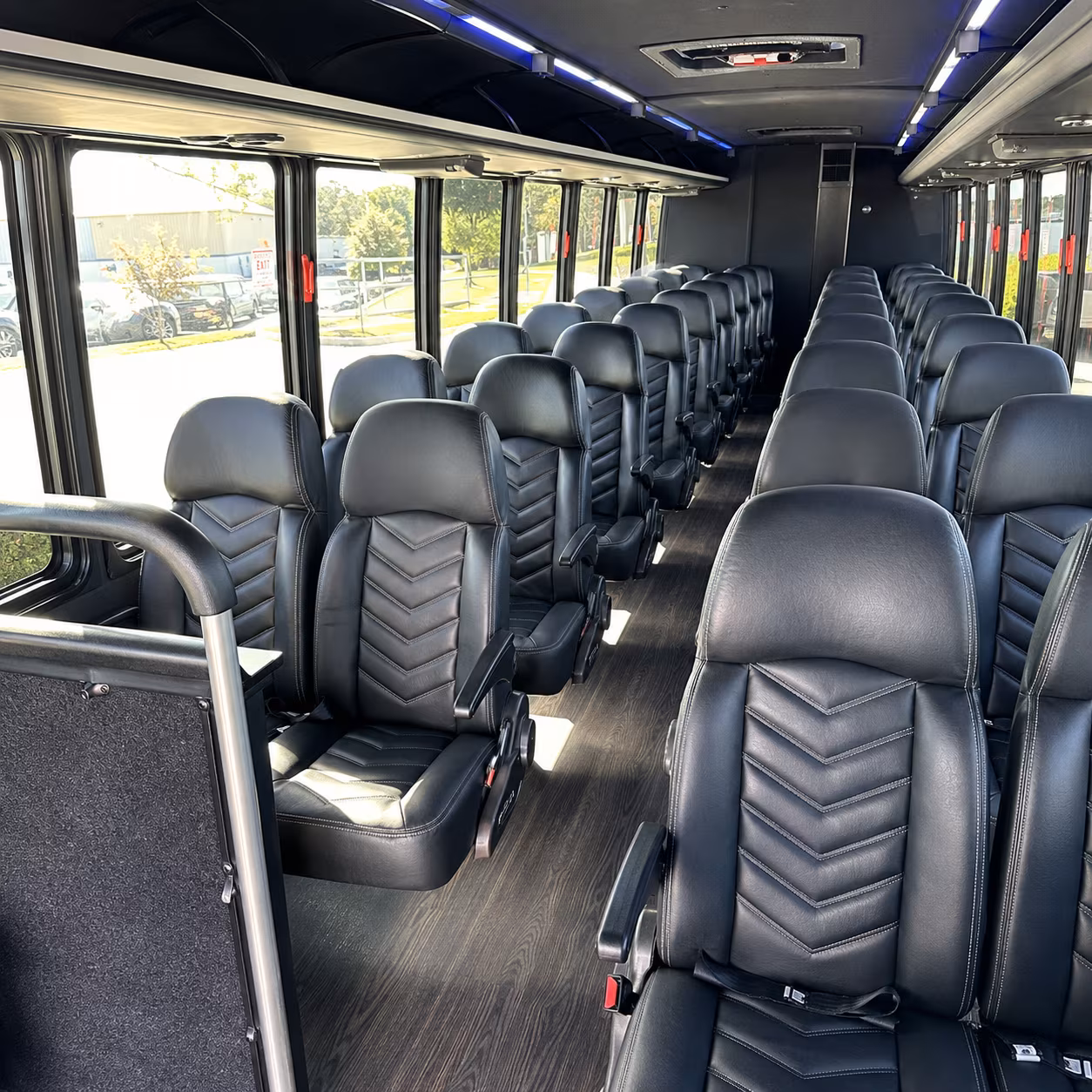 25 passenger minibus inside