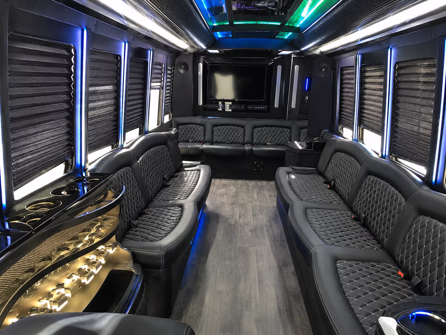 everett concert party bus rental