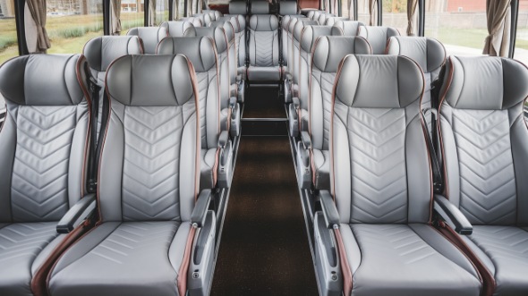 50 passenger charter bus interior bellevue