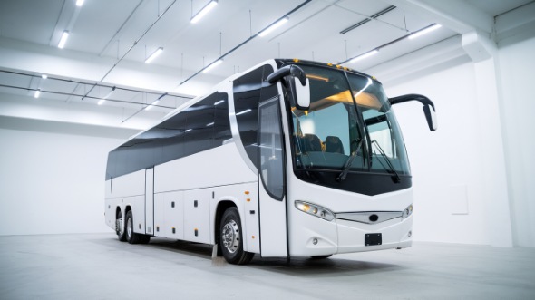 56 passenger charter bus exterior