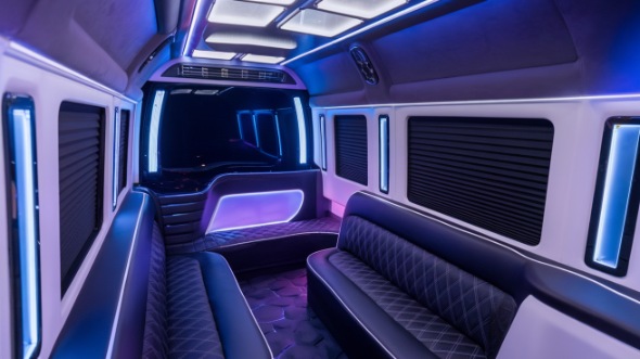 everett sprinter limo rental inside